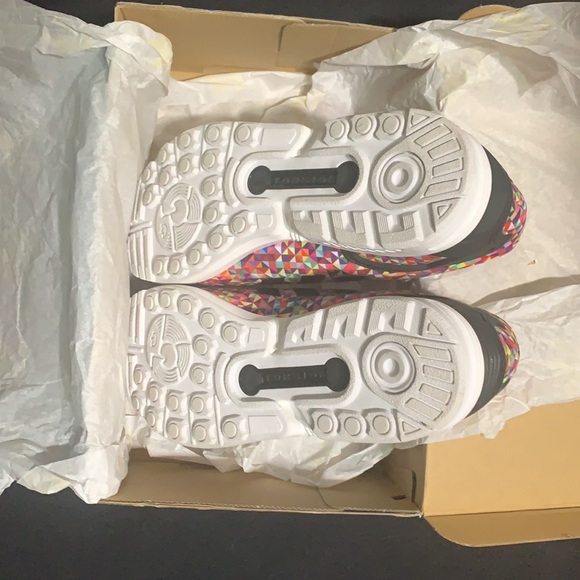 Men’s Adidas Torsion ZX Flux MultiClr Prism (NEW) - Picture 3 of 4